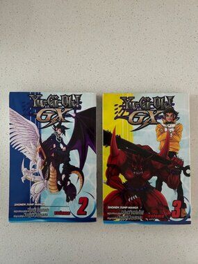 Yu-Gi-Oh! GX Manga Volumes 2 & 3 Set Shonen Jump (Manga Only, No Cards)